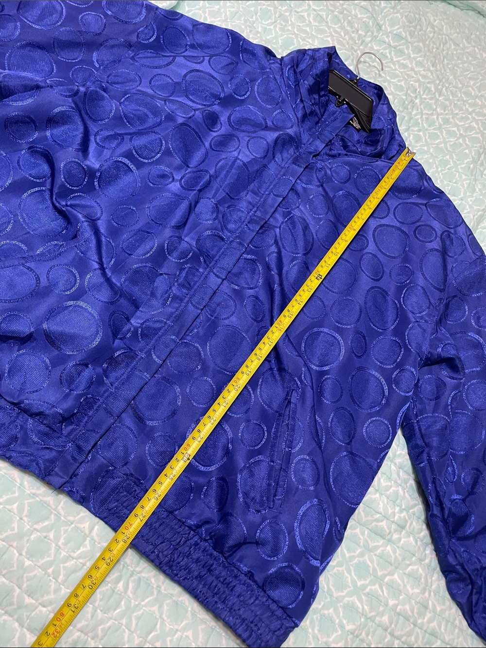 Funnel neck, polkadot, brocade, or Jacard jacket - Picture 7 of 8